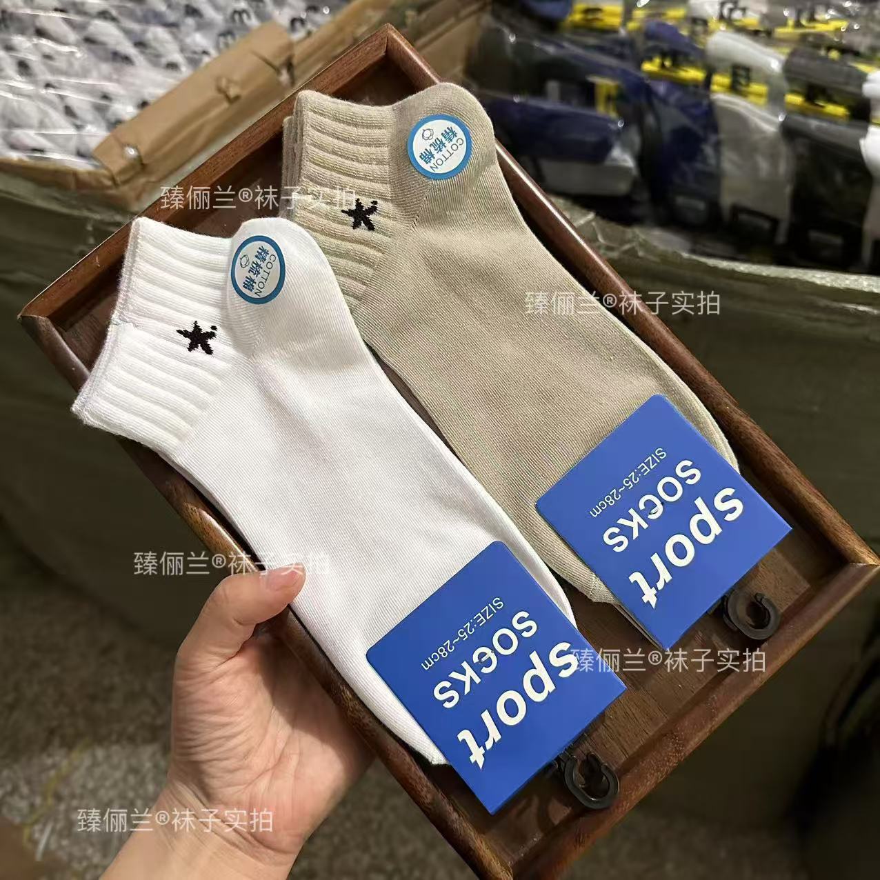 ¡Gran cantidad y excelente precio! 10 pares de un paquete de calcetines de algodón de color sólido para hombres calcetines de algodón cortos blancos calcetines cortos coreanos para niñas