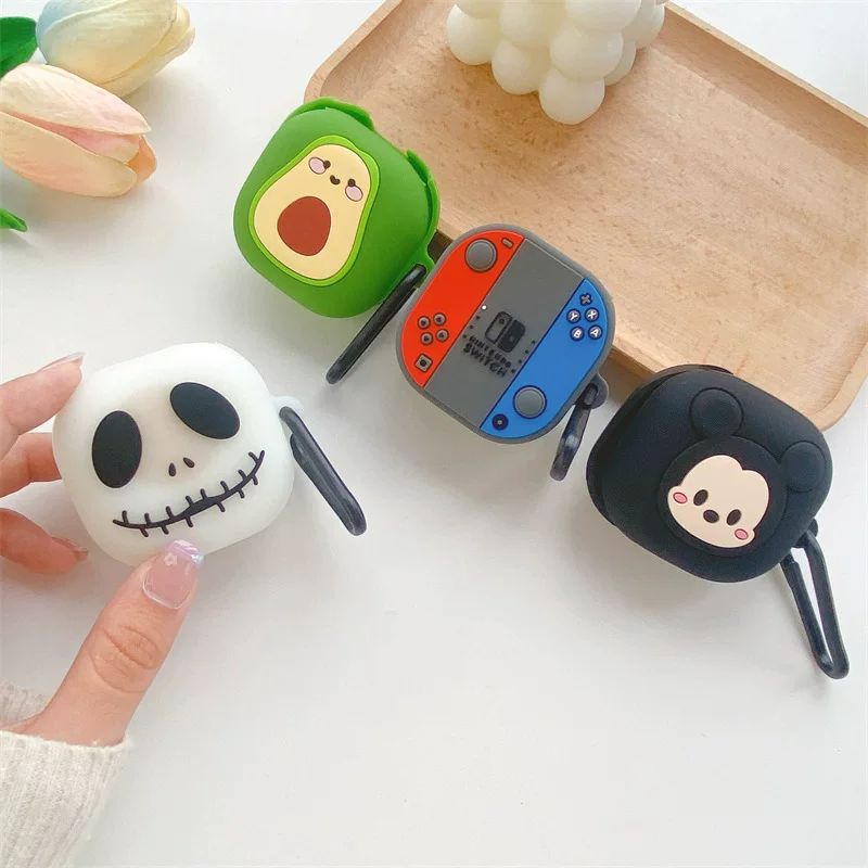 Samsung, cartoon headphones, compatible protective case