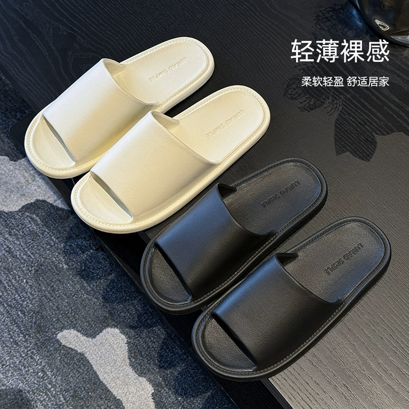 Женские летние сандалии, простые нескользящие домашние дышащие быстросохнущие мужские легкие тапочки для ванной комнаты и ванной комнаты.