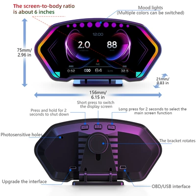 head-up display multi-functional vehicle-mounted: Vehicle HUD