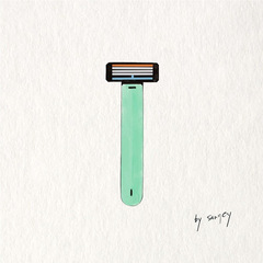 Dopamine Aesthetics Men's Shaving Razor Women's Underarm Hair Removal Shaver Private Area Beauty Salon Hair Shaver