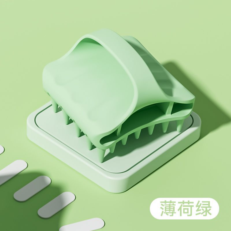 Nuevo producto cepillo de baño de silicona cepillo de ducha de silicona cepillo de ducha de espalda cepillo de limpieza de cabeza masaje antiprurito