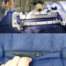 加厚棉袄绗缝夹棉面包服羽绒服开袋机微电脑控制进口丝杆挖袋机厂