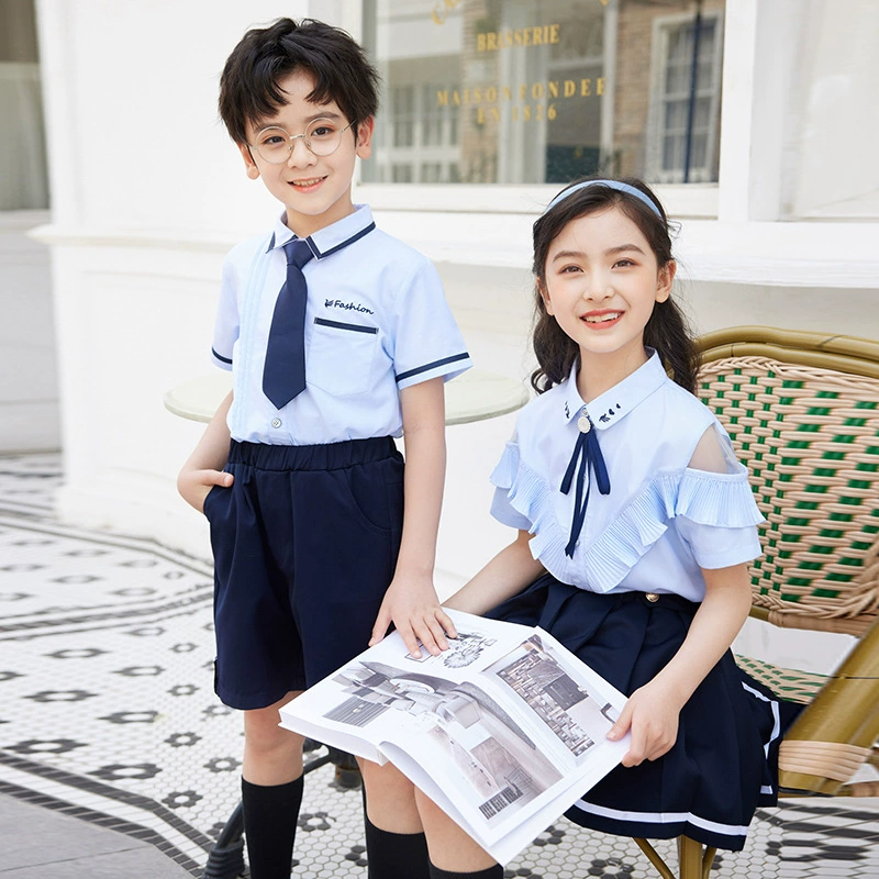Summer clothing for kindergarten, children's uniform, set with hood