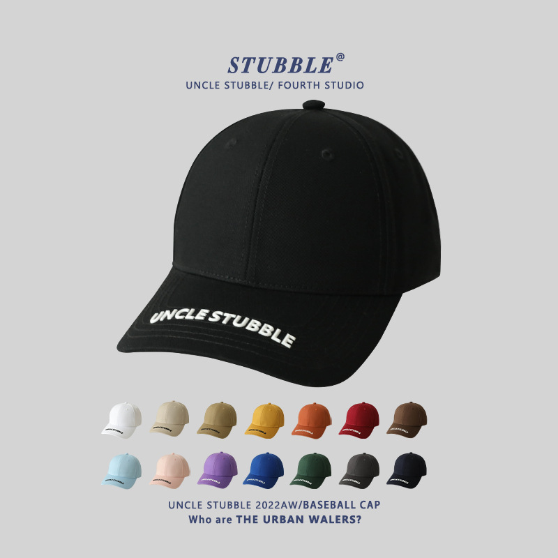 好版型高品質鴨舌帽廠家直銷原創字母潮牌硬頂棒球帽男女同款