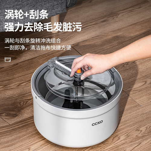 Rotary mop household automatic one-mop cleaning artifact  new hand-washable lazy wet and dry mop floor