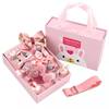 Children's gift box, cute set, hair rope, cloth, hairpins, hairgrip with bow, Birthday gift, Korean style