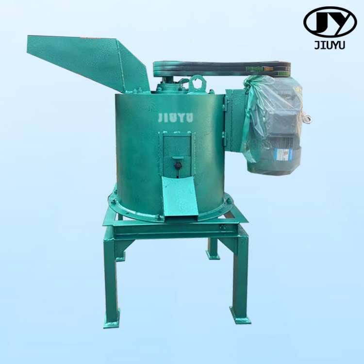 久誉 树叶青团原料粉碎机 不锈钢刀片改制 无筛底碎叶设备厂家