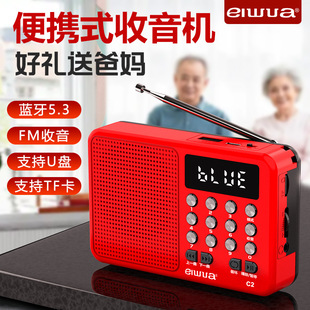 Q100 Multifunctional Bluetooth Radio Mp3 Digital Karaoke Machine for the Elderly Plug-In Card Speaker Portable Music Player