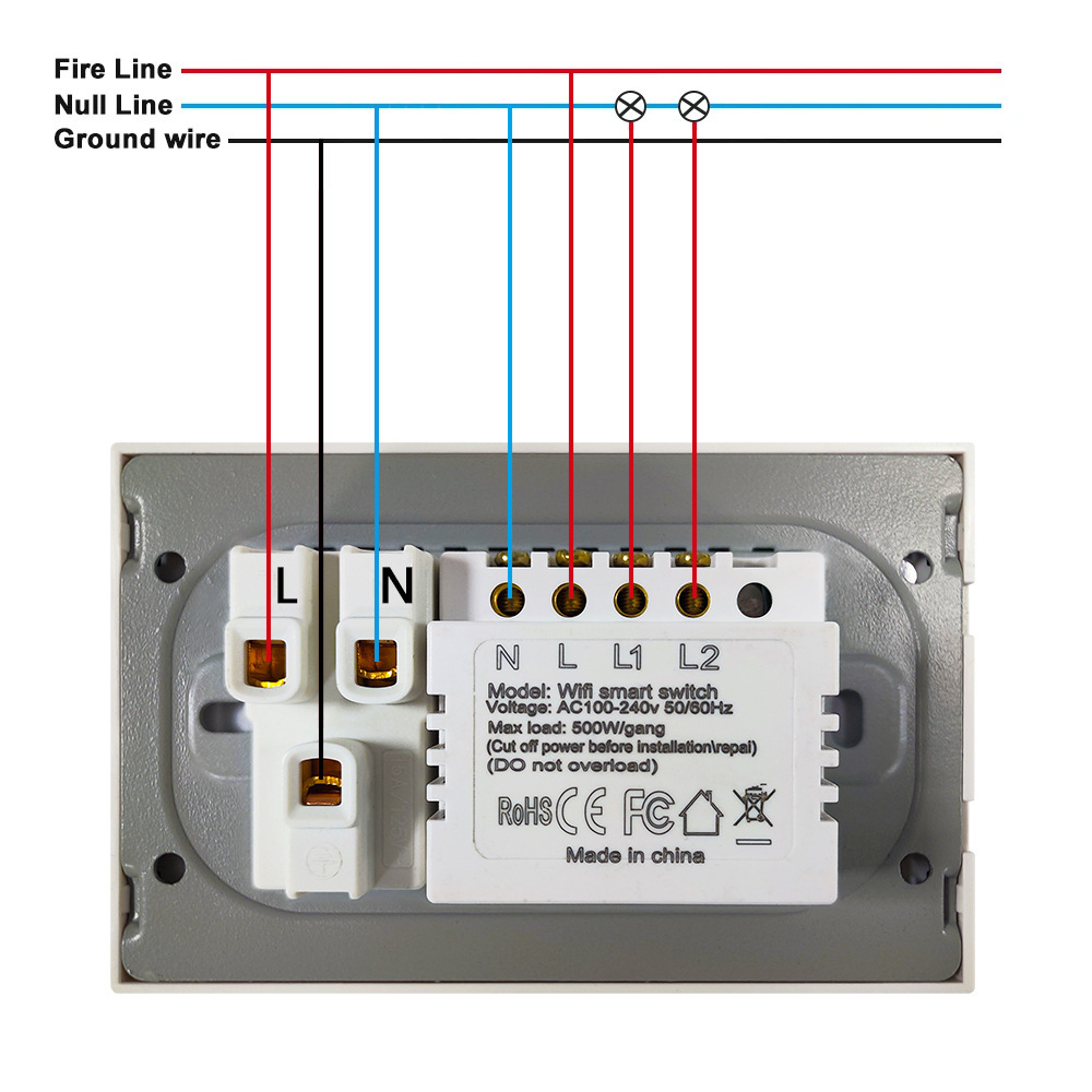 Interruptor y Tomacorriente Inteligente WiFi Tipo 118 de Plástico ABS y PC image 4