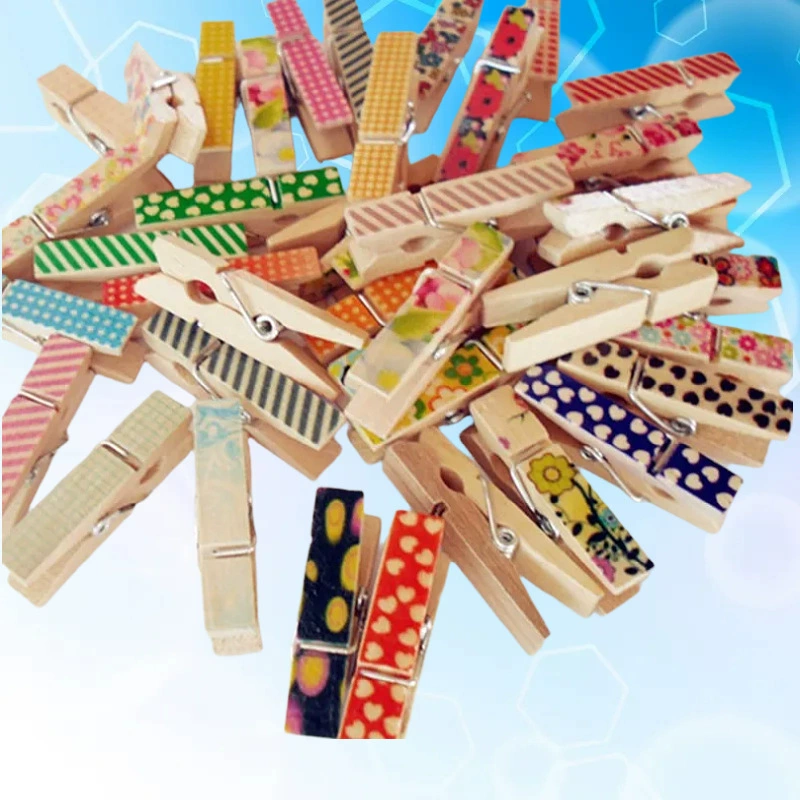 Завод прямых продаж 3. 5 см 7. 3 см окрашенный деревянный клип фото клип деревянный зажим для заметок смешанный цвет оптом в наличии