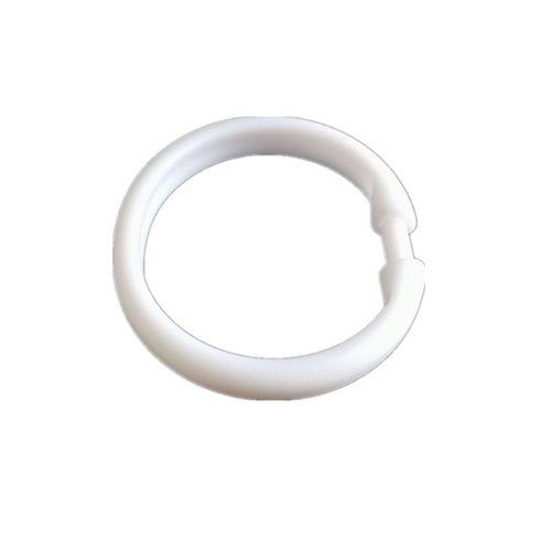 5YA1 thickened plastic round shower curtain hook ring enlarged curtain buckle opening hanging ring live mouth shower curtain hook ring with