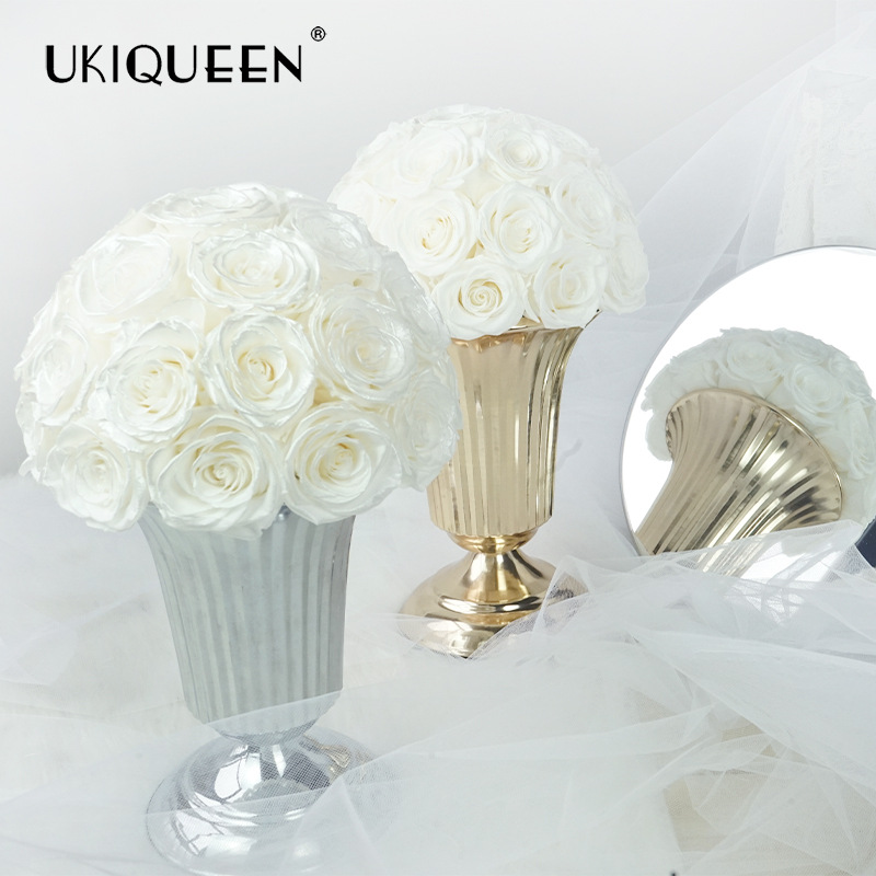 Ramo de rosas eternas de gran venta transfronterizo para el Día de San Valentín, propuestas de matrimonio o como regalo de alta gama para novias.