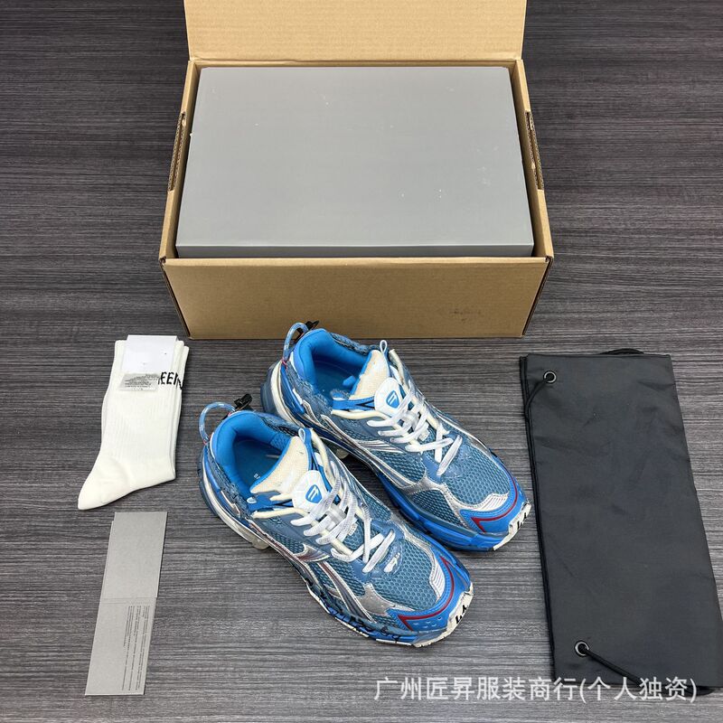 跨境专供毒家现货25ss纯原版本巴黎B家涂鸦做旧休闲运动鞋|undefined