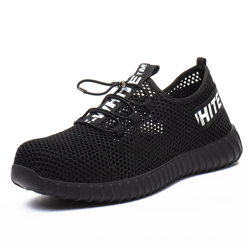 跨境新款 夏季透气防砸防刺穿安全舒适耐磨安全防护劳保鞋