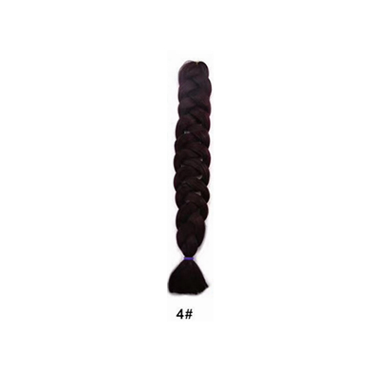 165g Fibra química Jacques Trenza grande Jumbo Outre Braid Hair Peluca Trenza sucia africana Trenza torcida