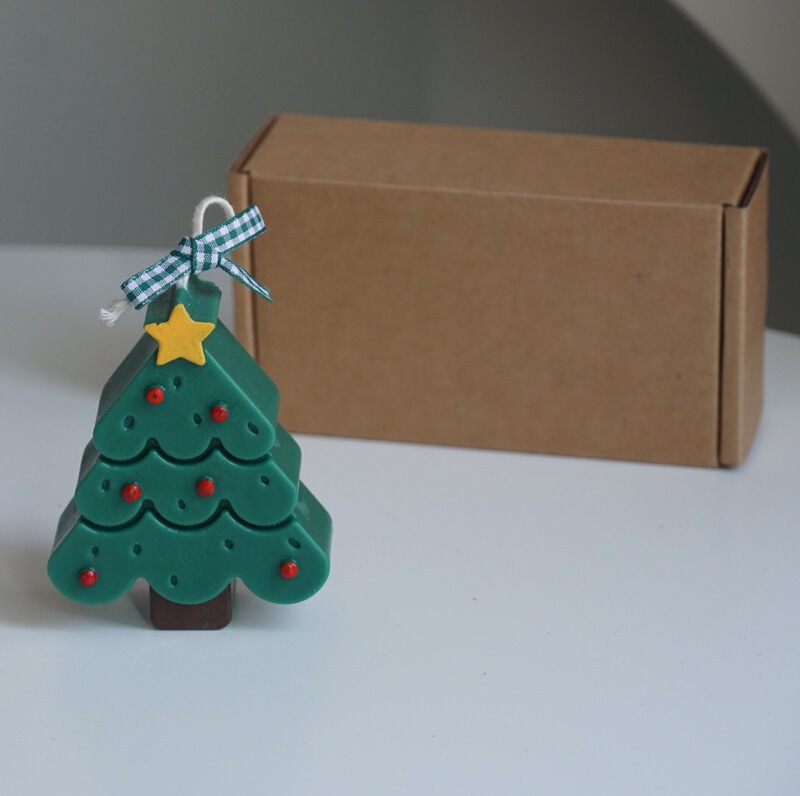 Insクリスマスキャンドルホームデコレーションサンタクロースクリスマスツリージンジャーブレッドマンキャンドル乙女心プレゼントお土産|undefined