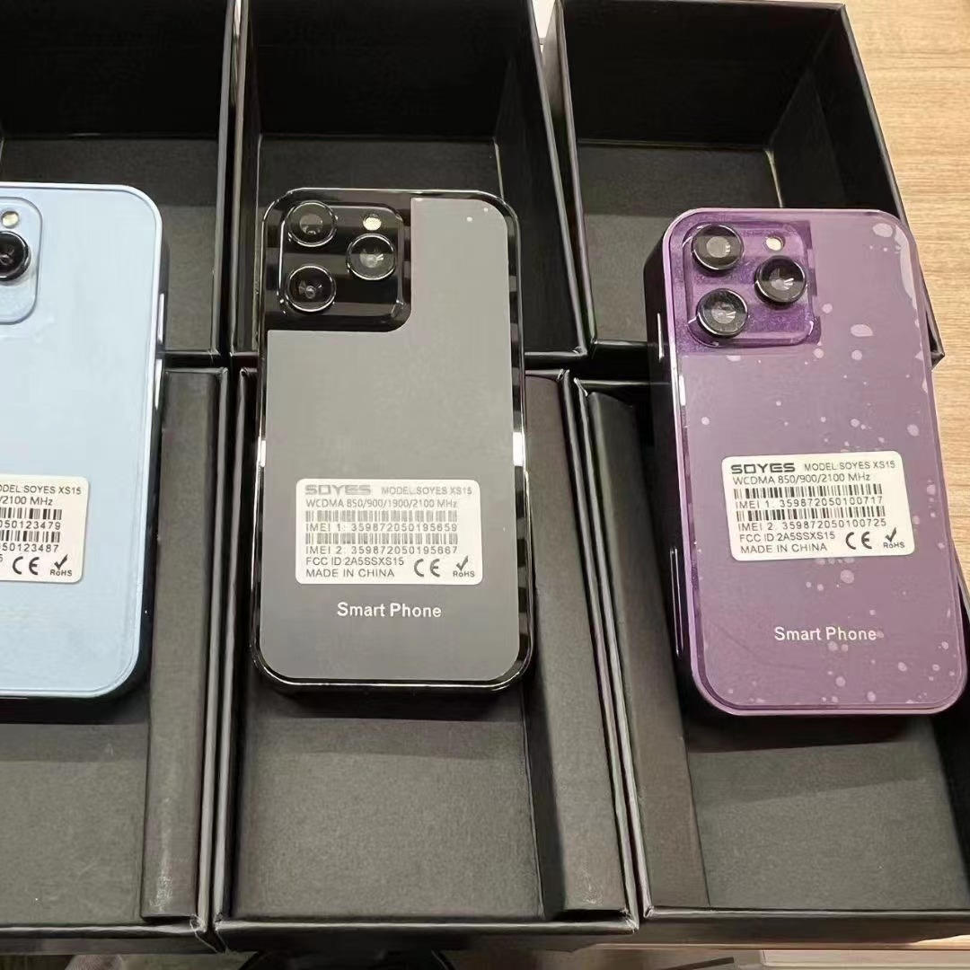 Teléfono inteligente XS15 de doble SIM, éxito de ventas transfronterizo, mini teléfono portátil de 3 pulgadas con pantalla táctil a prueba de explosiones, teléfono pequeño 3G.