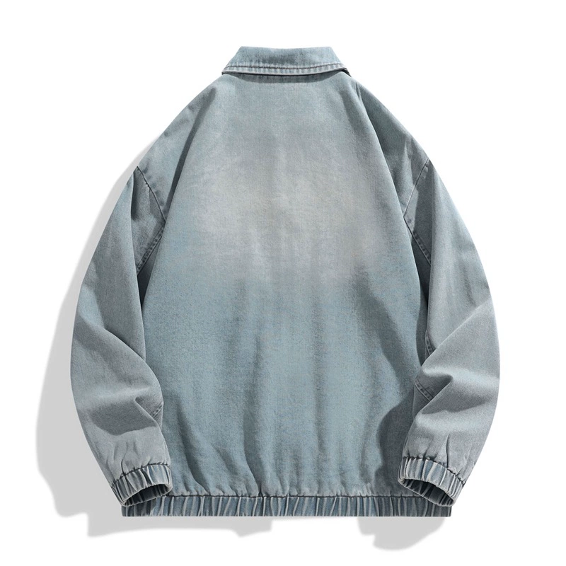 Denim retro jacket for leisure, American style