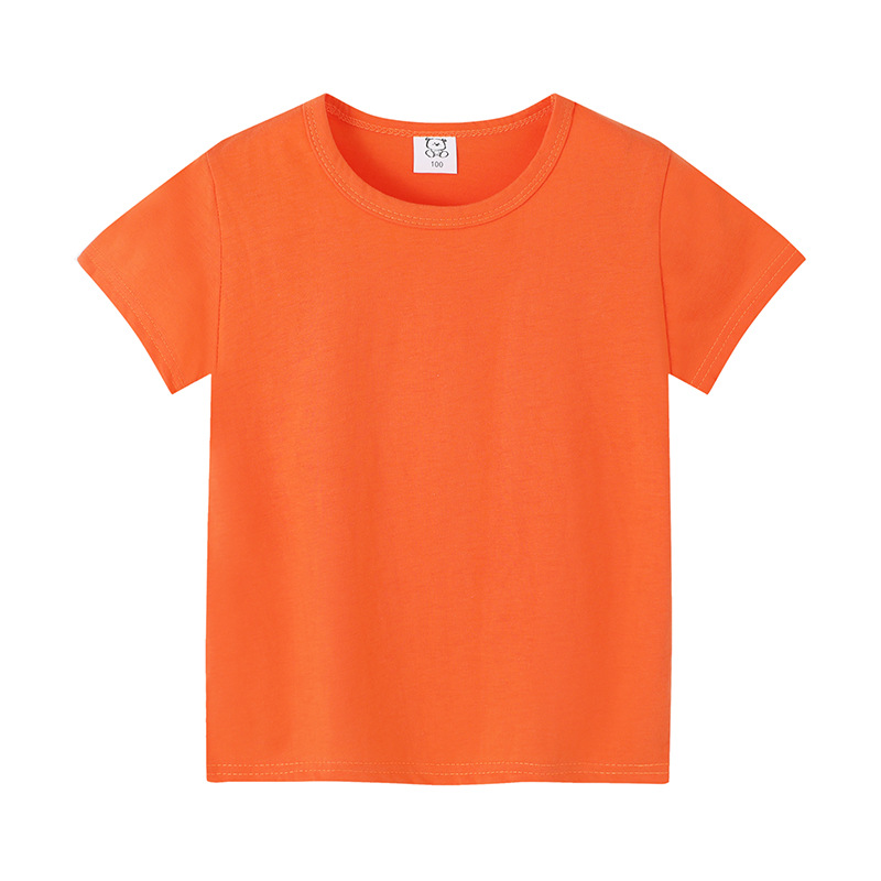 Simple Style Solid Color Cotton T-shirts & Shirts display picture 8