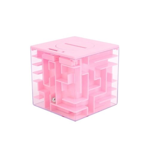 Children's three-dimensional maze toy piggy bank intelligence class breakthrough toy rolling beads boy 3d maze ball Rubik's cube intelligence