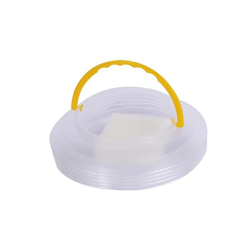 Transparent plastic bucket folding bucket children's art painting pen washing bucket telescopic compression bucket water powder pen bucket
