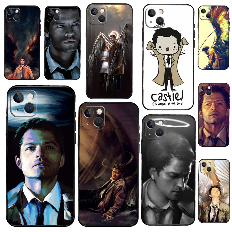 Supernatural Castiel TV Phone Case Apple Phone Case 14 15 Pro 13 Pro Max 13 M