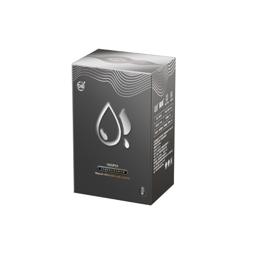 DB Condoms, 10-Pack Safety Insurance Condoms with Hyaluronic Acid for Adults, 10 Pieces of Sexual Products