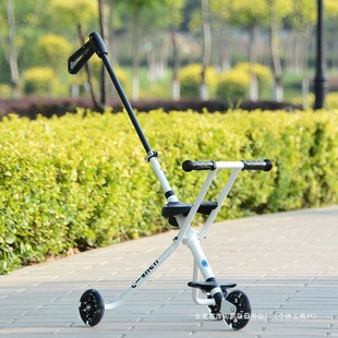 Walking Baby Children's Baby Baby Trolley Light Portable Simple One Button Folding Take Baby Out 1-5 Years Old Metal