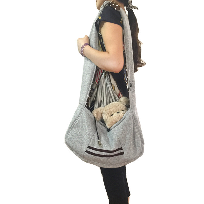 Tragbarer Umhängetasche mit einer Schulter für Haustiere für Outdoor-Aktivitäten, koreanische kleine Katzen- und Hundetasche_voghion.com