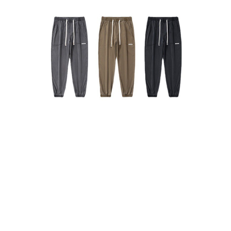 Silk thin summer trousers, autumn, oversize