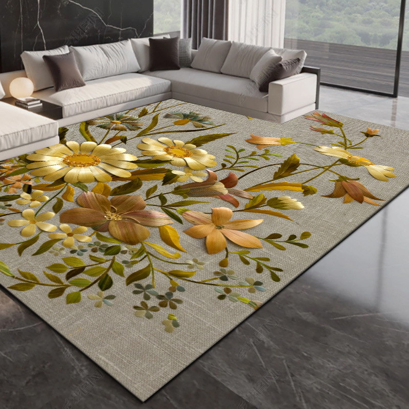 Moderner Nordischer Wohnzimmerteppich Großer Luxus Wohnzimmer_voghion.com