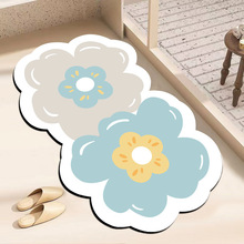 天津地毯硅藻泥地垫防滑垫卫生间吸水地垫防滑垫家用厕所速干地毯