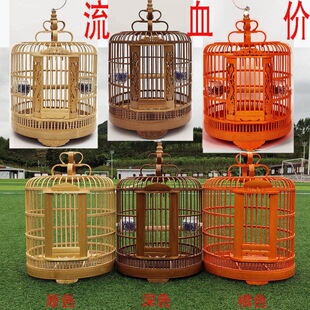 鸟笼大号套竹子圆笼竹笼批发艺隆老豪华别墅圆形厂家代发批发-阿里巴巴
