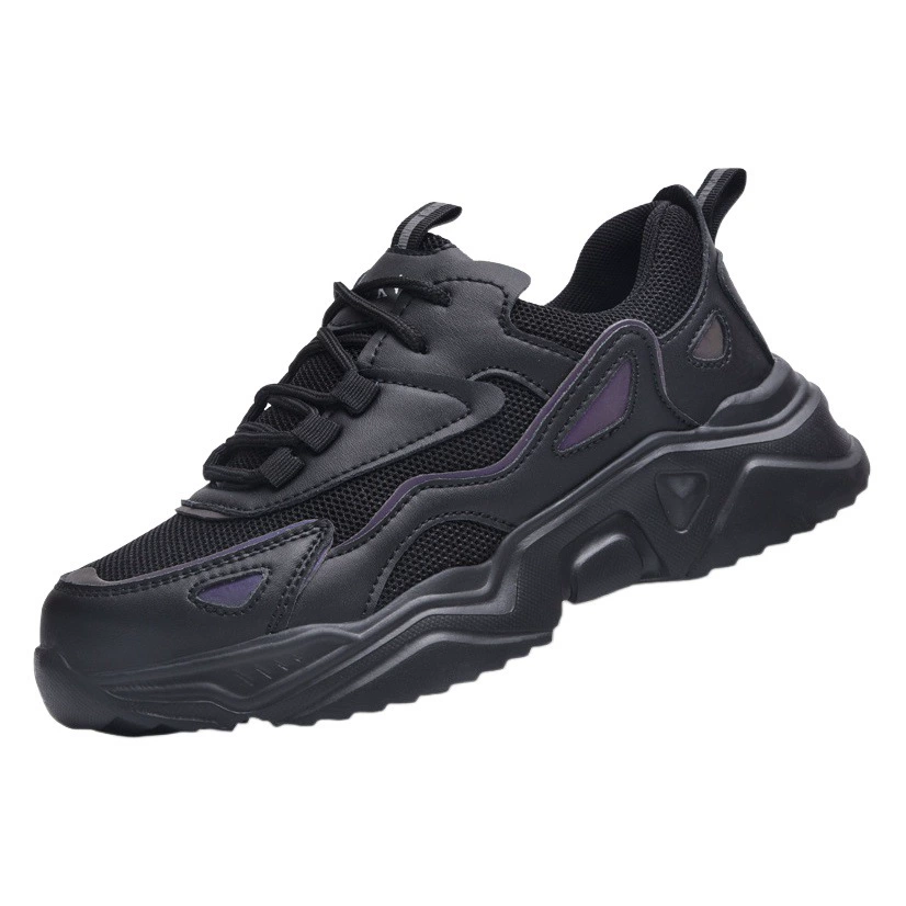 Оптовая продажа обуви для охраны труда, Мужская Рабочая обувь со стальным носком и защитой от ударов, легкая дышащая изоляционная защита, Женская защитная обувь