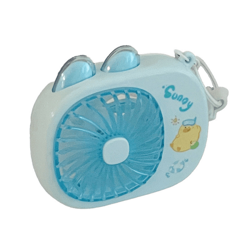 ダイビングアヒルシリーズファンかわいい高価値デスクトップファン学生夏の女の子旅行パートナー充電式ファン|undefined