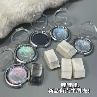 HERORANGE光韵魅变单色眼影盘ins珠光爆闪亮晶晶偏光提亮卧蚕高光