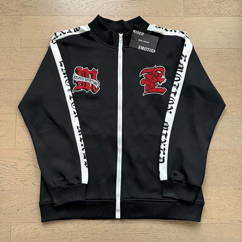 2026 nueva marca de tendencia de comercio exterior transfronterizo MIXEDMOTION camiseta de algodón de manga larga lavado con agua hace viejas calles sueltas