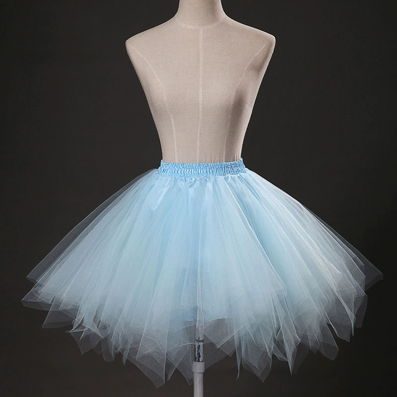 European and American candy color multi -color skirt supports half -body puff lining skirt photo studio wedding photography diamond -shaped color skirt