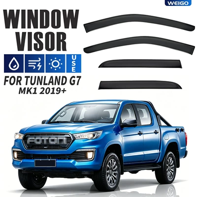 window rain shield, Rain shield - standard-packaging-without-logo-tunland-g7-mk1-2019-no-bright-strips-rain-shield
