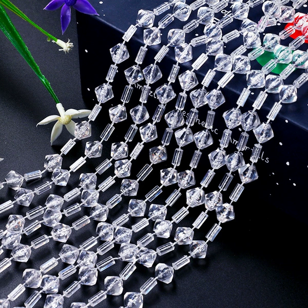 10+4#transparent pearl+tube beads (about 20 meters per catty)