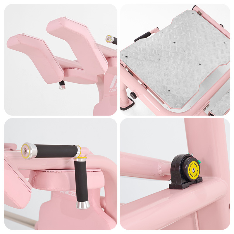 Equipos de gimnasio femenino Hack máquina de cuclillas piernas entrenador muscular de glúteos máquina de puente de glúteos equipos de fitness