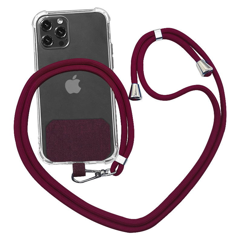 Fashion Solid Color Adjustable Crossbody Strap Phone Anti-lost Fixed Lanyard display picture 5