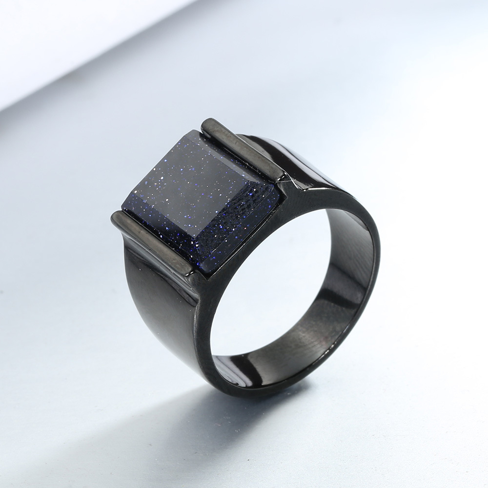 Holiday, Daily Occasion Vintage Style Streetwear Geometric 304 Stainless Steel Men's Rings Men Band Rings