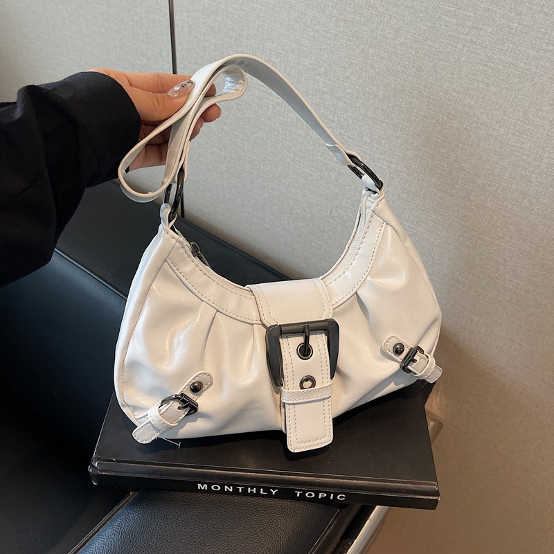Borsa a tracolla singola da donna, stile pendolare americano, vintage, da ascella, nuova 2025_voghion.com