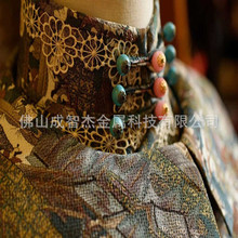 国风仿绿松白松圆珠算盘珠纽扣9款 唐装棉麻盘扣服装辅料禅服扣子