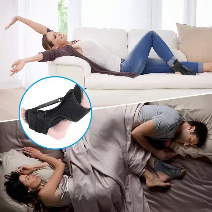 足下垂矫形器足内外翻矫正器 夜间夹板脚踝固定足底筋膜固定足托