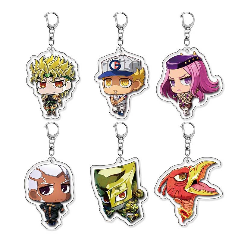 Jojo's wonderful adventure anime peripheral keychain cute penguin…