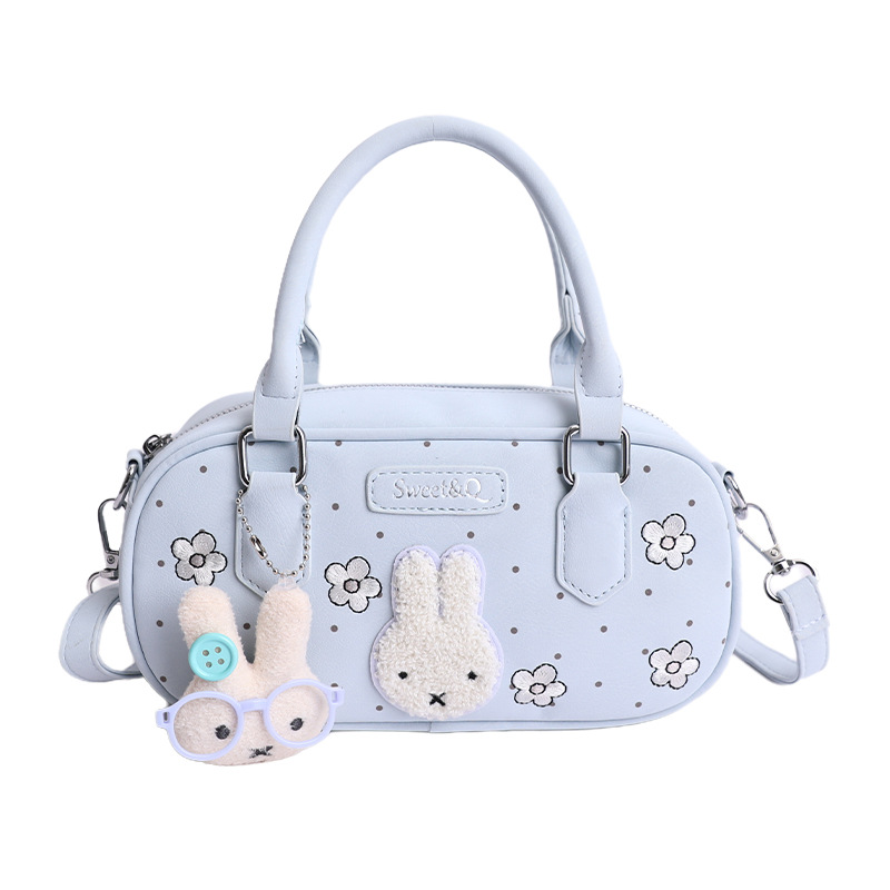 Dolce flor pequeña bolsa de Boston para mujeres 2026 nuevo bolso de mochila portátil bolso de almohada diario bolso de viaje de moda