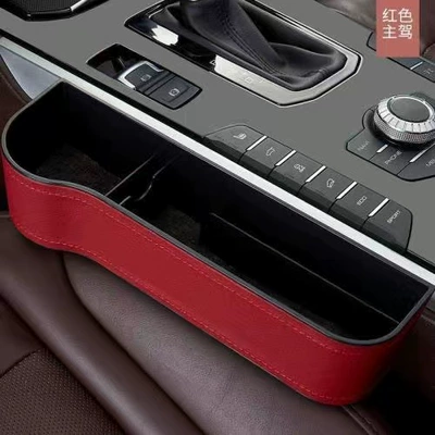 Multifunctional Storage Box for | Car storage bag/box - red-red-line-main-and-co-pilot-pair
